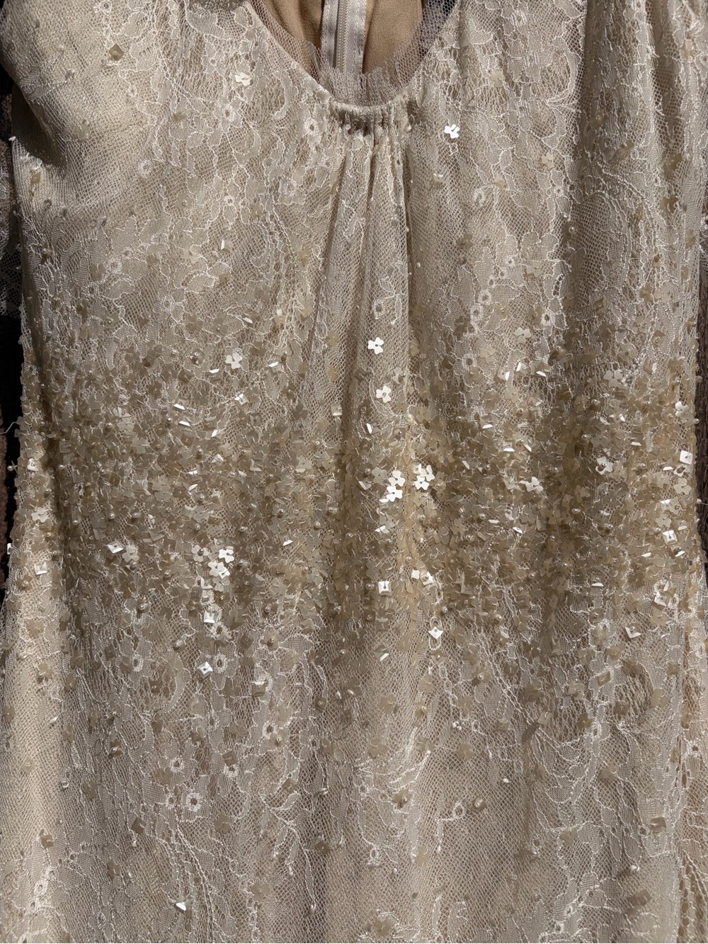 Vera Wang Bridal Gown silk lace chantilly - Picture 2 of 11